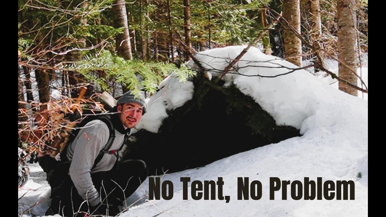 Rudimentary Camping in the Snow