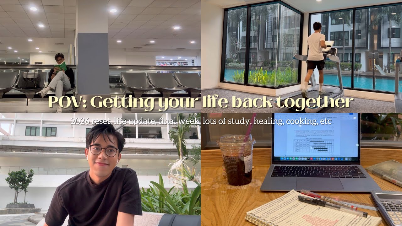 POV: Getting your life back together || 2026 reset, life update, final week, lots of study, more!