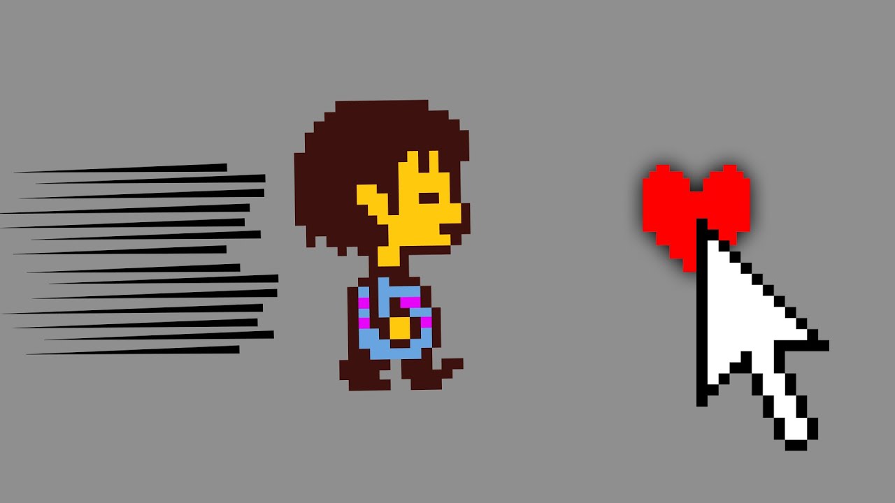 Undertale, but I control it with a Mouse...