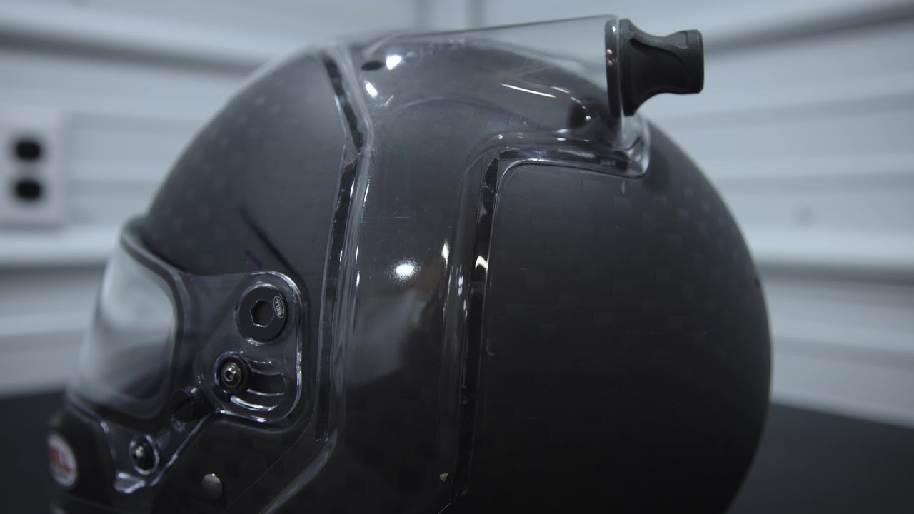 Custom racing car helmets made on the Multiplier