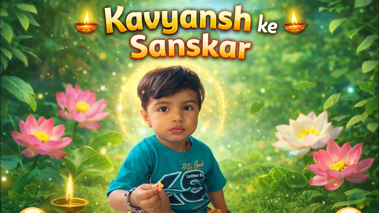 Kavyansh ke sanskar 🤩 