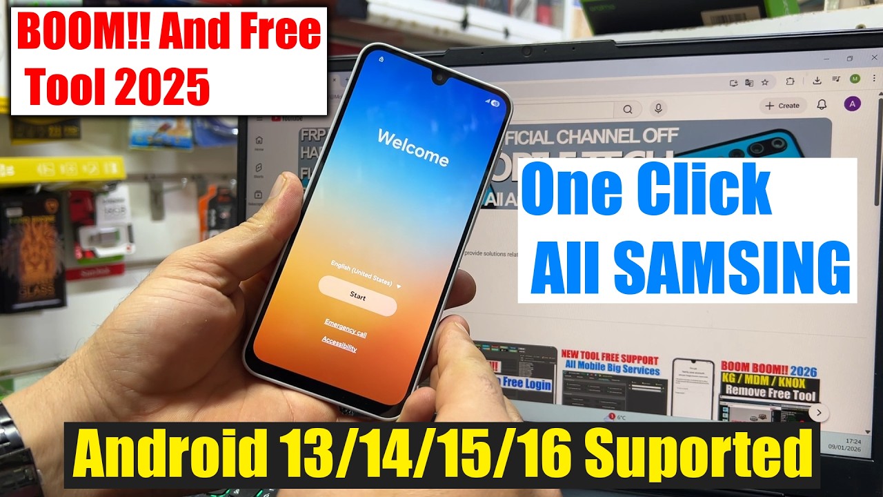 Samsung FRP Bypass Tool 2026, remove google account | Samsung FRP Unlock Android 13/14/15/16