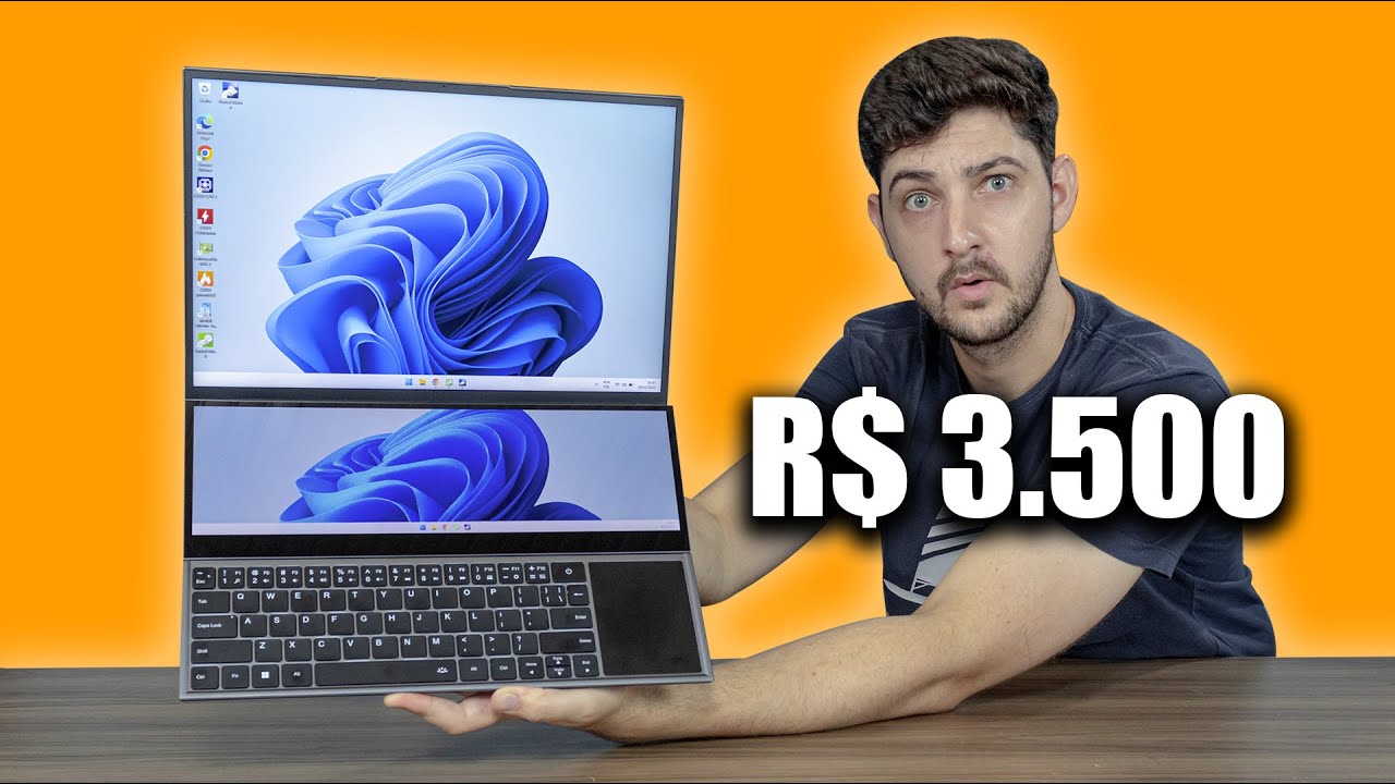 O NOTEBOOK DE DUAS TELAS DO ALIEXPRESS COM INTEL CORE I7 POR 3.500 REAIS!