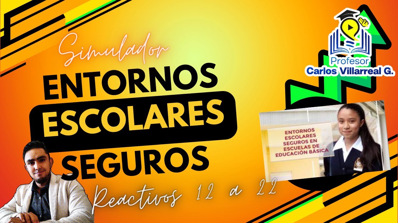 Simulador USICAMM Entornos escolares (continuación) 👩‍🏫🧑‍🏫💛