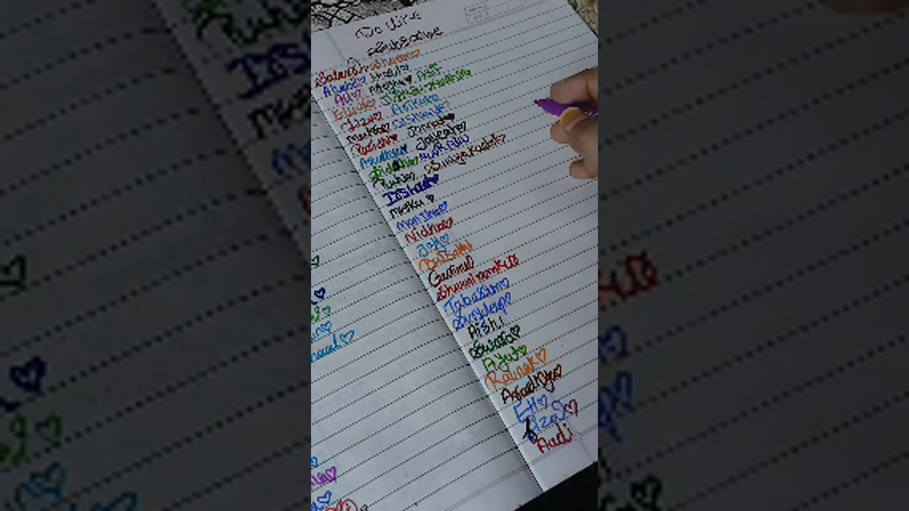 Writing a subscriber name ✍️🌹@samrinmehndiartist16