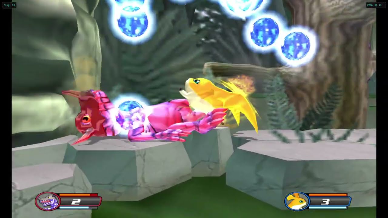 Tal (Patamon, Gomamon) vs Bioxon (Black Agumon) - Digimon Rumble Arena 2  - 2022-12-27
