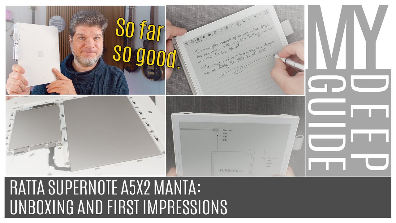 Ratta Supernote A5X2 Manta: Unboxing and First Impressions