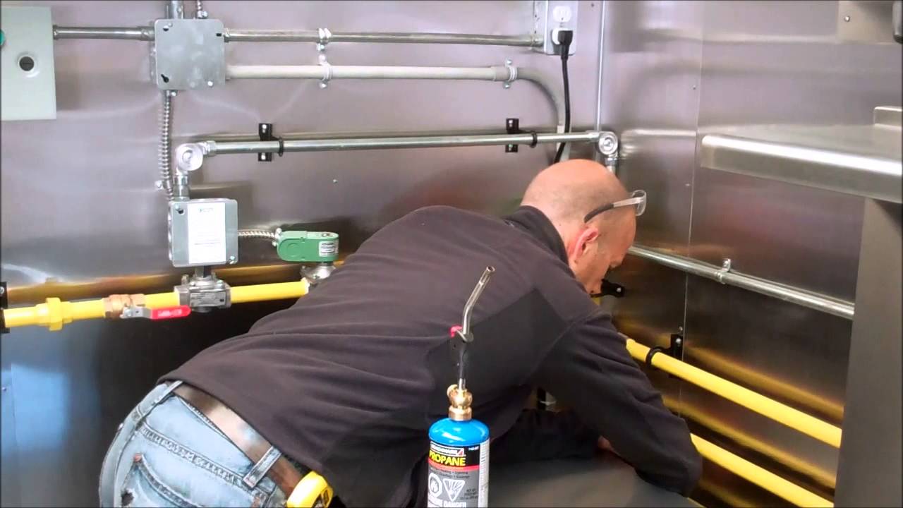 Turning on Gas Appliances in a Food Truck