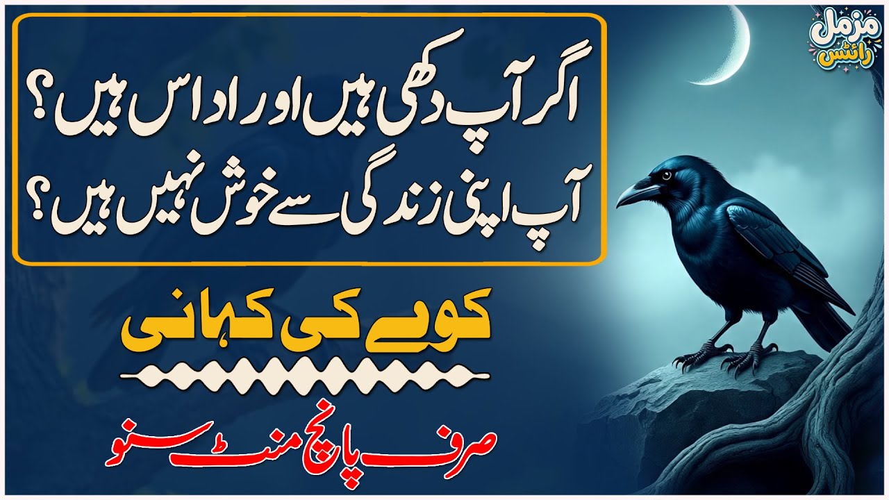 If You Are Sad or Depressed, Listen to This Story for 5 Minutes | The Crow Story | Life Lesson