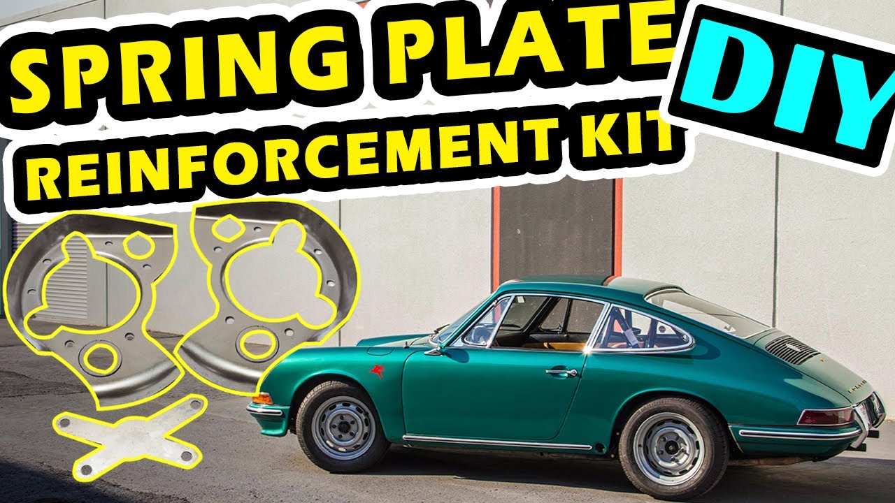 Spring Plate Reinforcement Kit Installation for Porsche 911 Elephant Racing Suspension Products