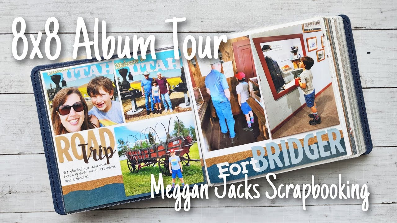 8x8 Album Tour using Creative Memories Paper Albums