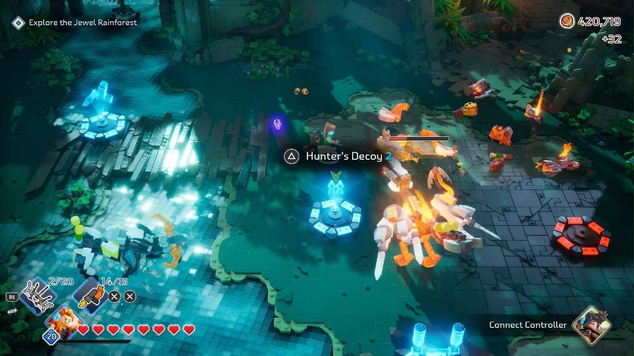 PS5 Lego Horizon Adventures Aloy LEGO City Cheerleader Outfit Free Mode (The Jewel Rainforest)
