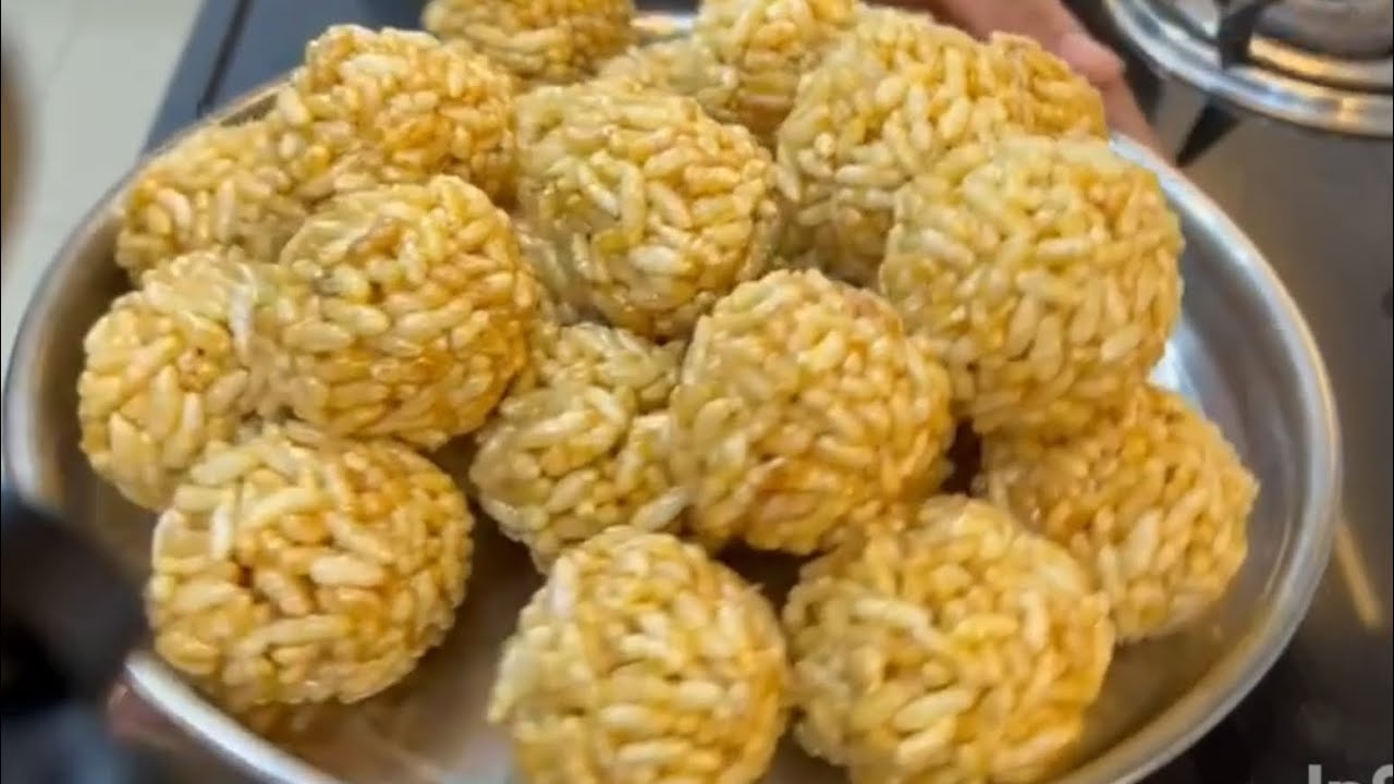 Murmure ke laddu! ek bar try krke dekhiye bacho ko bahut pasand aynge