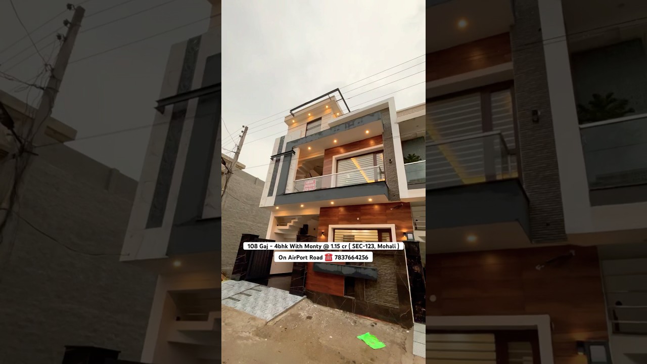 ₹ 1.15 Cr (Negotiable)☎️ 7837664256. Kothi in Mohali for Sale #home