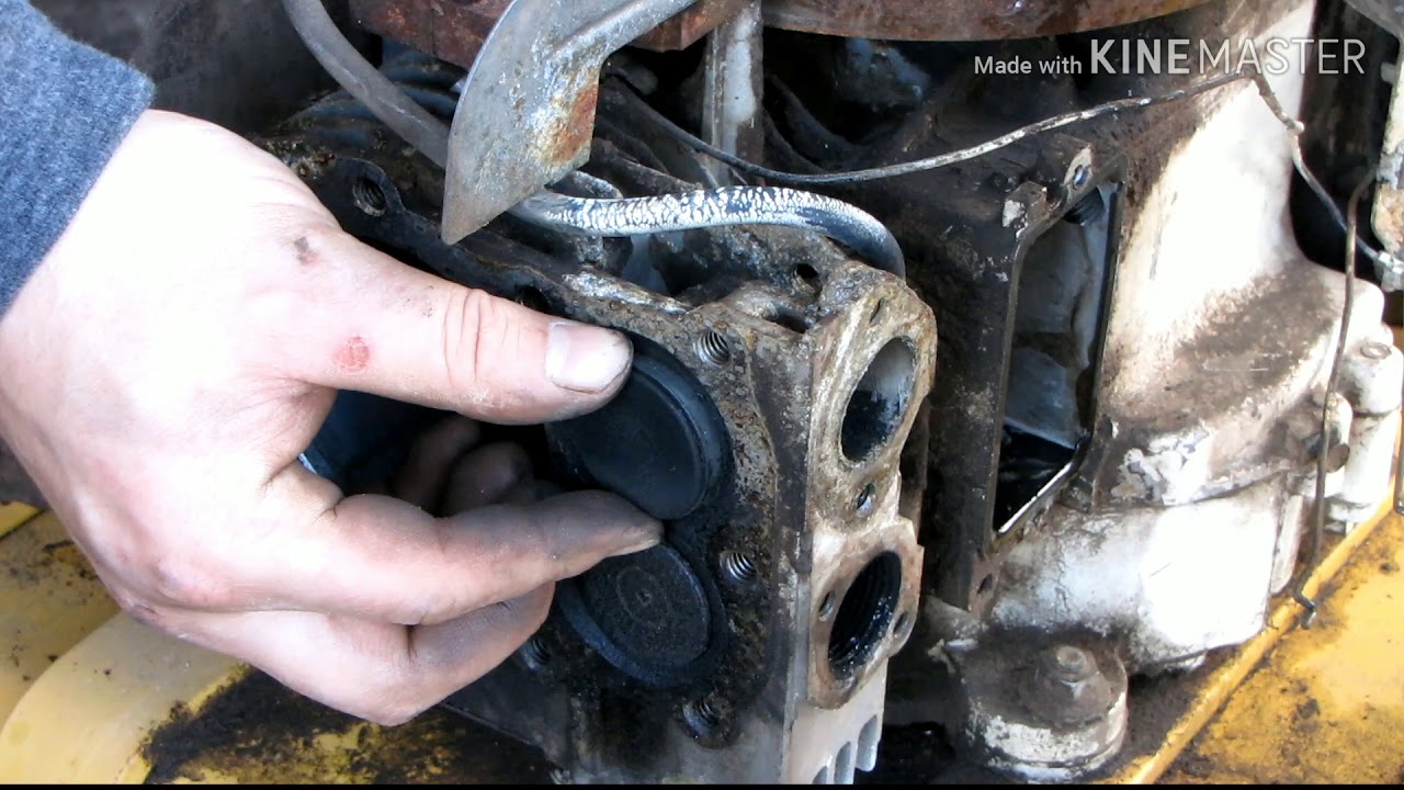 How to easily repair a dropped valve seat on a small engine.