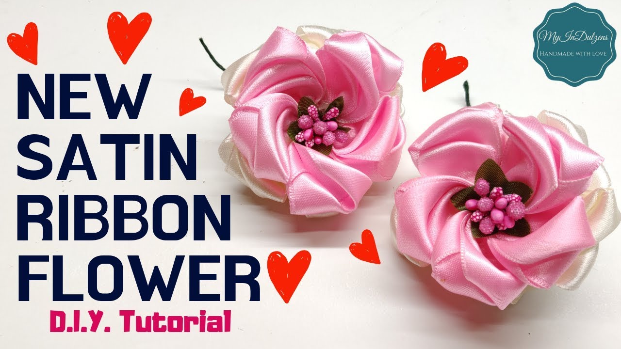 D.I.Y. New Satin Ribbon Flower | MyInDulzens