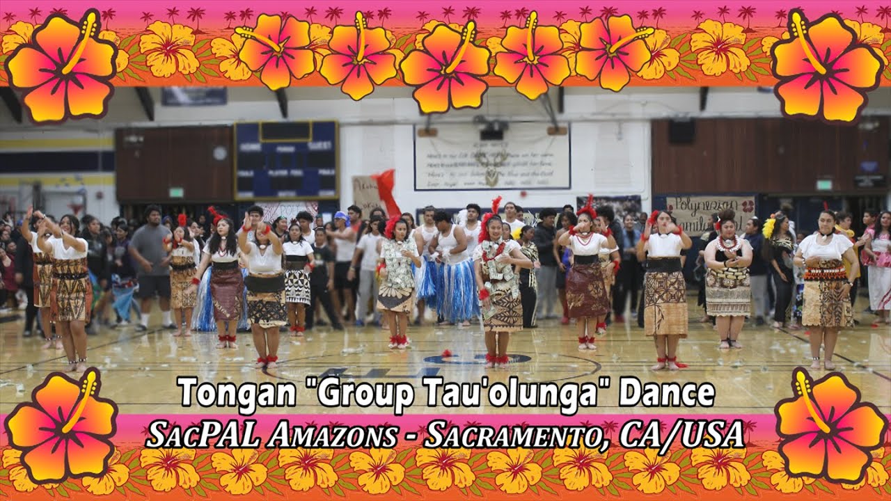 TONGAN TAU'OLUNGA - SacPAL Amazons HS Girls Rugby Team Sacramento at Polynesian Cultural Event 2023