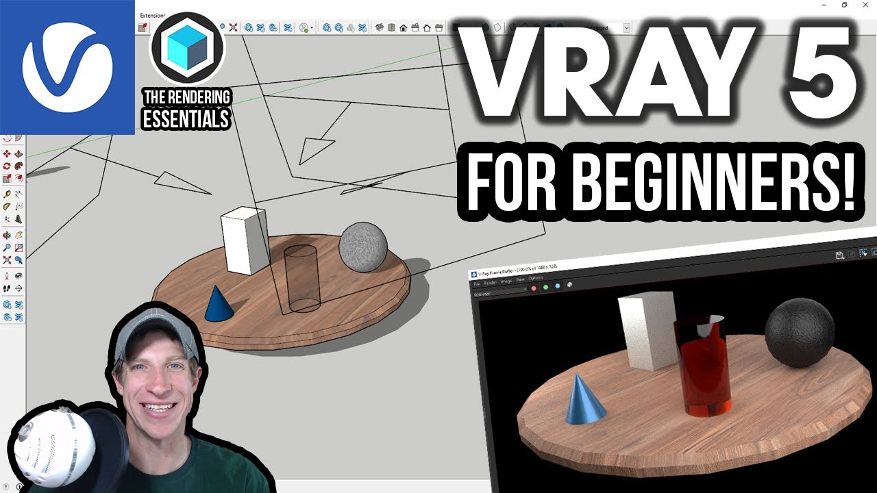 Знакомство с VRAY 5! Новички начинают здесь!