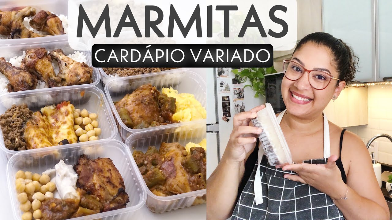 COMO FAZER 21 MARMITAS PRA CONGELAR | CARDÁPIO VARIADO | GOSTOSAS DE VERDADE