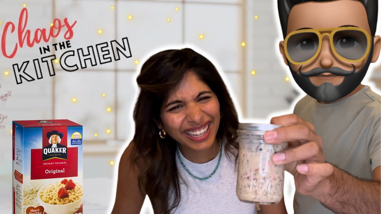 Учим TRID готовить *легкую* ночную овсянку! | Хаос на кухне, эпизод 14 | Шина и TRID