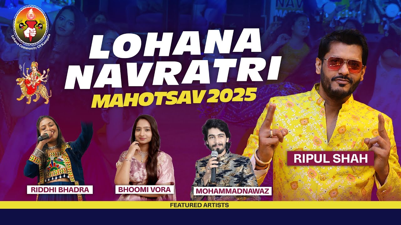 LOHANA COMMUNITY OF KAMPALA - NAVRATRI MAHOTSAV 2025 || DAY 09