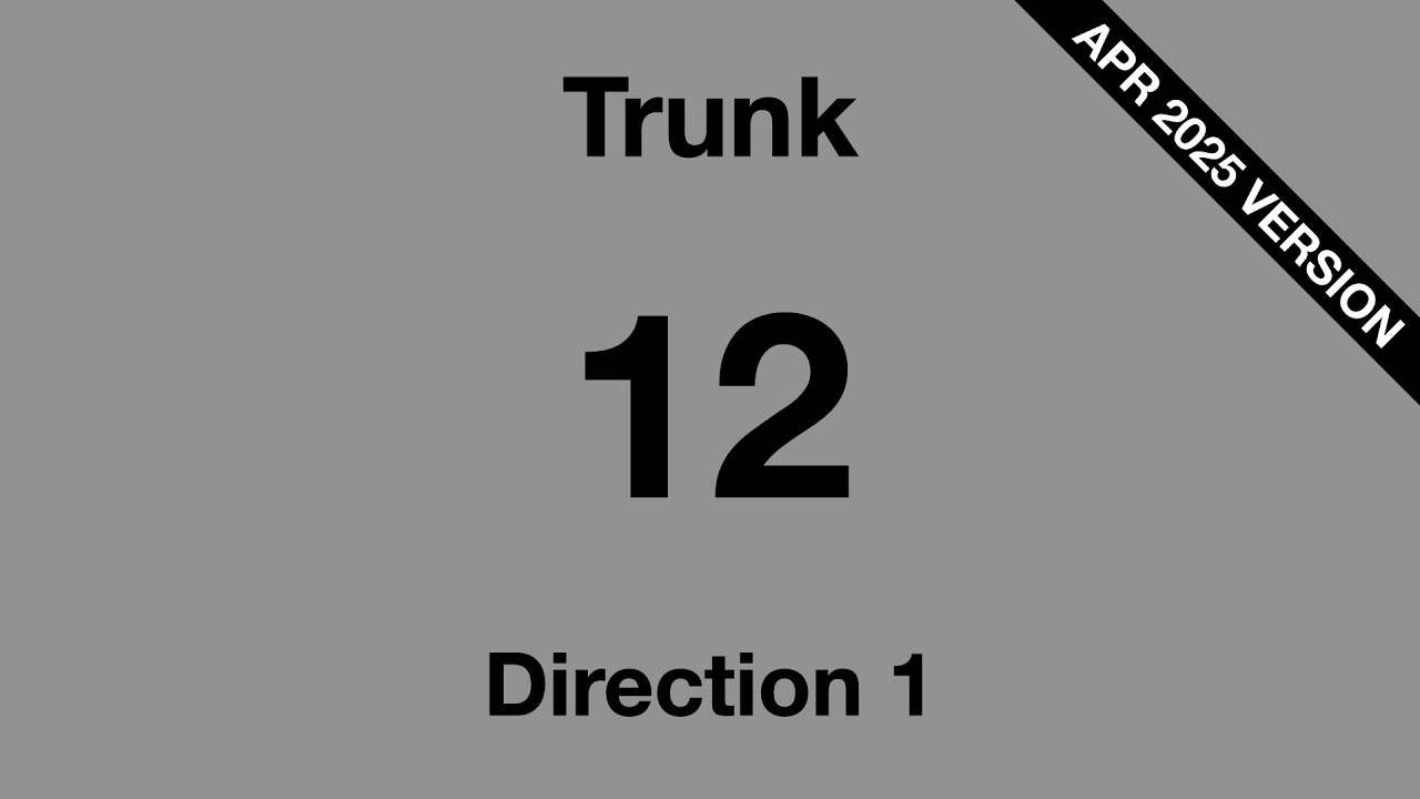 BACK IN THE OLD DAYS: [Go-Ahead] Trunk Bus Service 12 - Direction 1 Hyperlapse