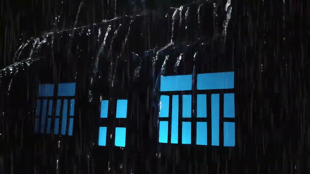 No Ads Rain Sounds for Sleeping – Tin Roof Thunder & Rain ASMR for Insomnia, Anxiety, Overthinking