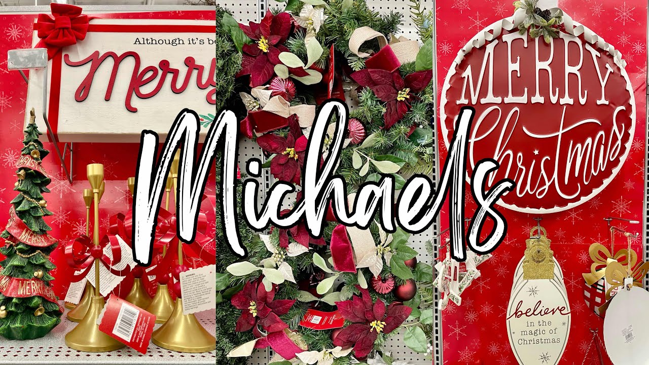 MICHAELS CHRISTMAS SHOP WITH ME
