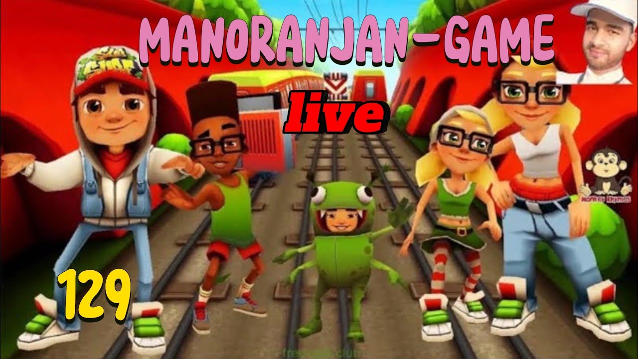 Subway Surfers LIVE 🔴 Mega Endless Marathon | High Score Hunt 🚀🔥 manoranjan-game episode 129