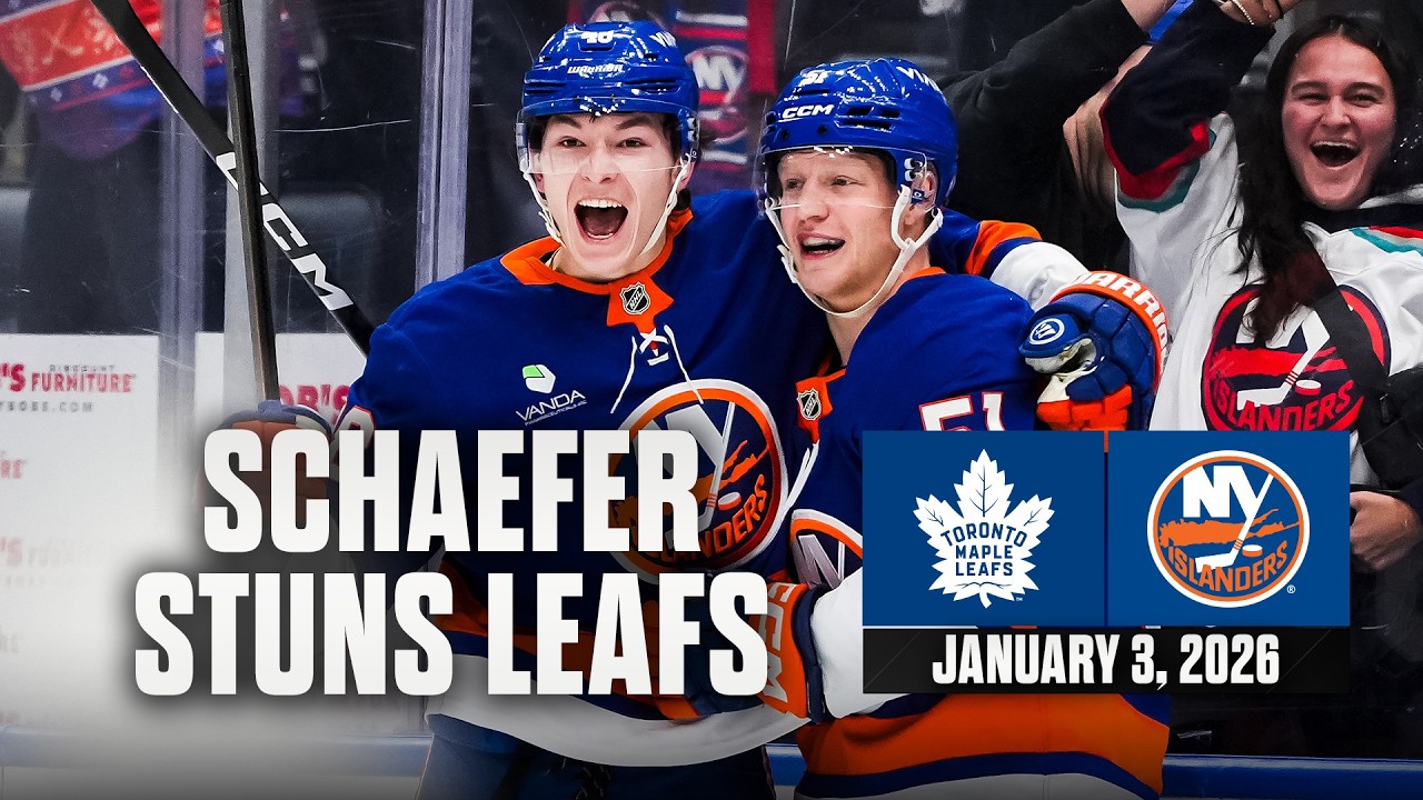 FULL REPLAY: Schaefer Leads OT Comeback | Maple Leafs vs. Islanders | Jan 3, 2026