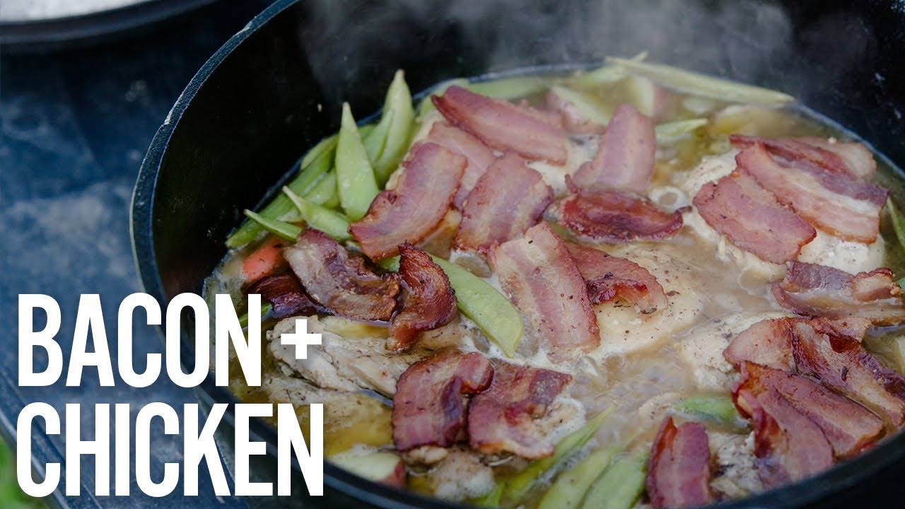 Try this Bacon Chicken Dutch Oven with us!