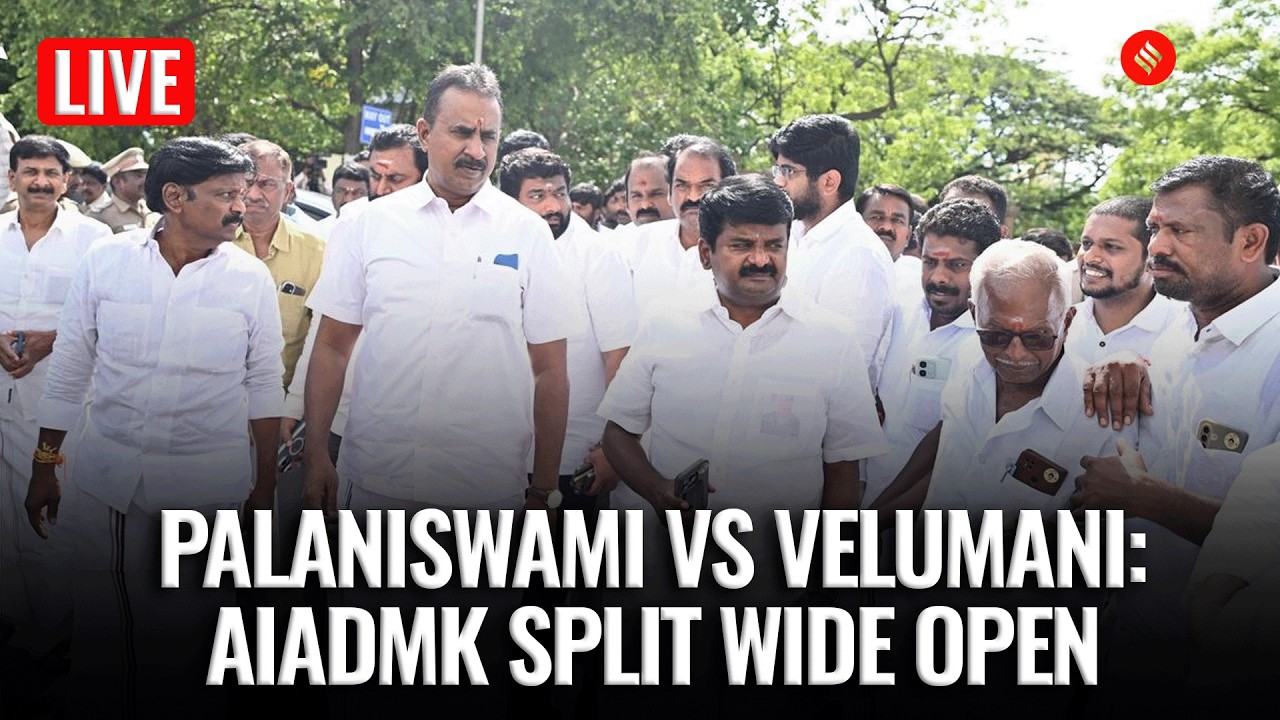 Tamil Nadu LIVE | AIADMK Split As MLAs Back Velumani; Palaniswami Faces Internal Challenge