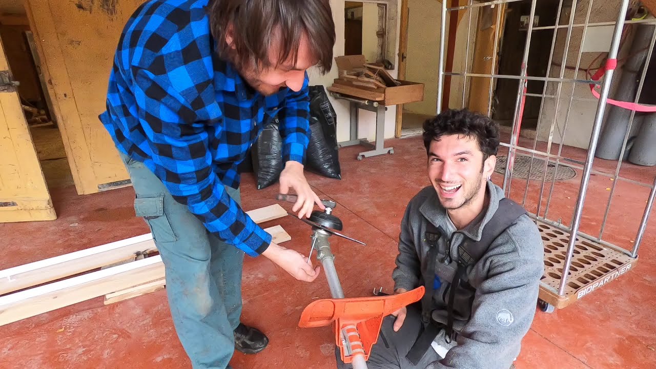 Two of our Workaway Volunteers from Sweden and Italy