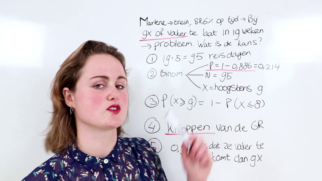 Examentip Wiskunde A: Binomiale verdeling