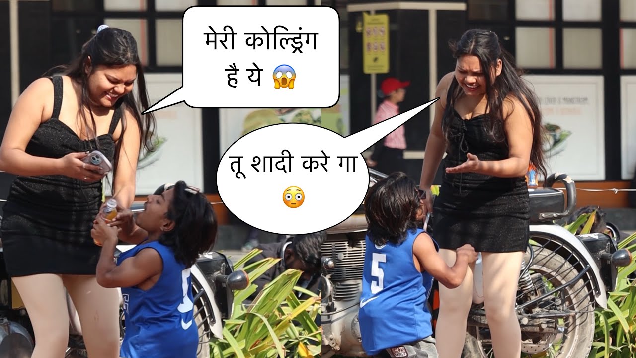मेरी कोल्ड्रिंग क्यो पी रहे हो 😳 | Prank On Cute Girl 🥰 | The Real Satish