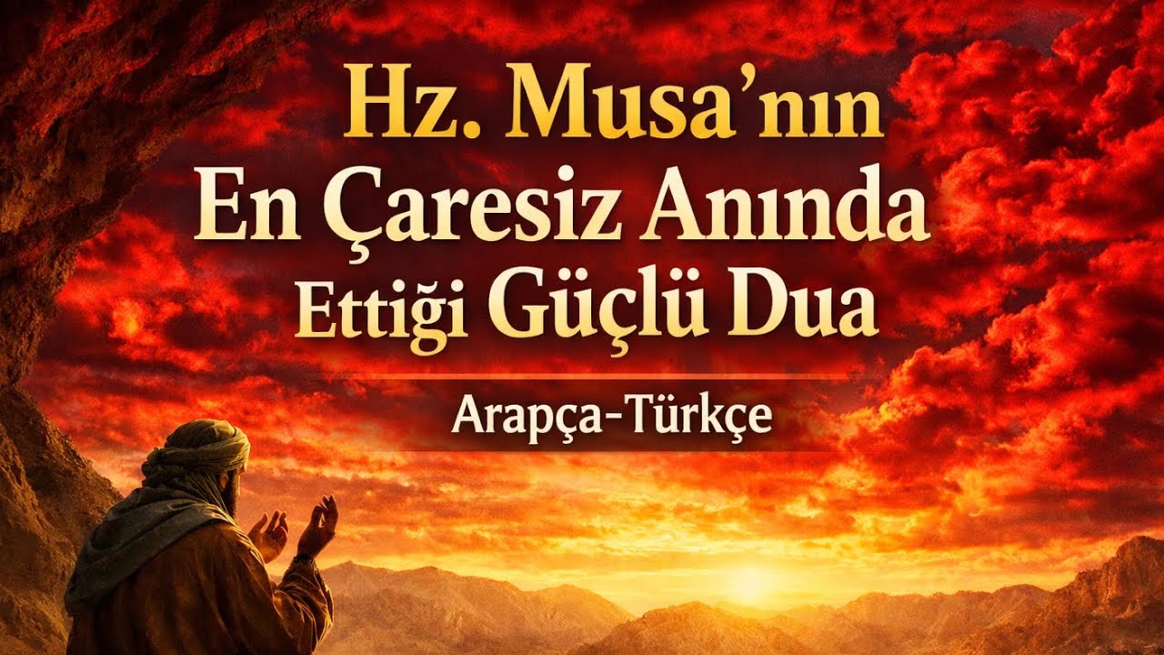 Hz. Musa’nın En Çaresiz Anında Ettiği Güçlü Dua | Arapça & Türkçe İlahi 