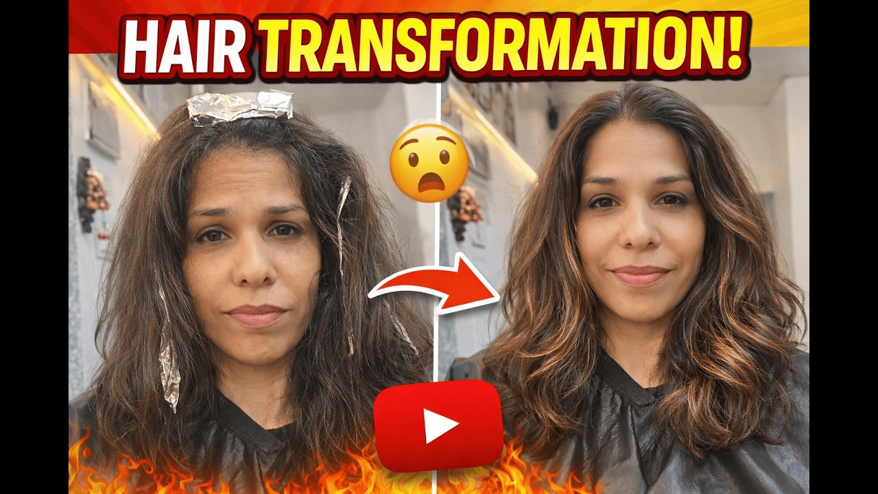 You Won’t Believe This Hair Transformation! 😱 Before vs After Highlights