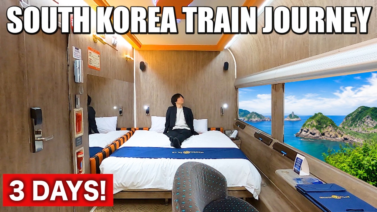 🇰🇷3 DAYS on $2,600 South Korea's Luxury Sleeper Train | The Haerang Train Cruise