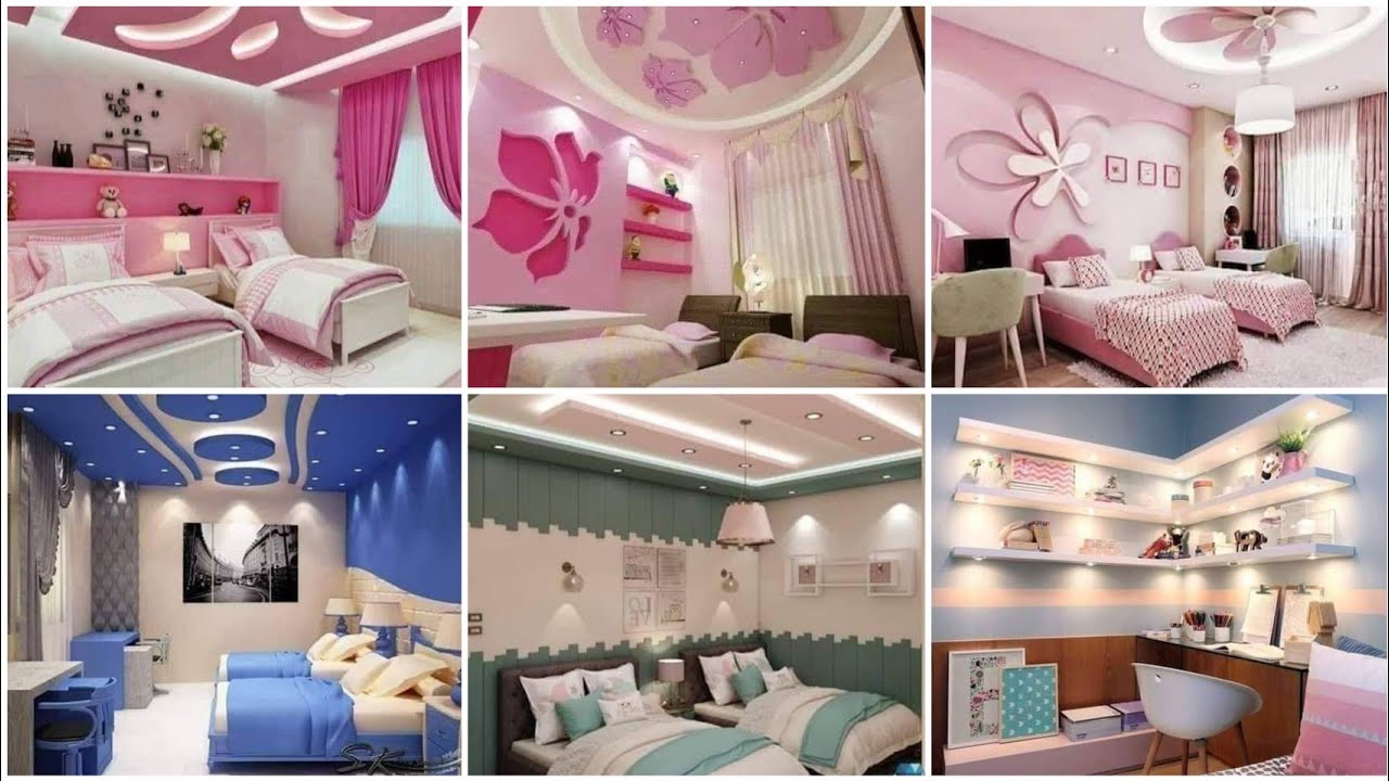 ديكورات جبس غرف الاطفال 2021 / تصاميم اسقف حديثة