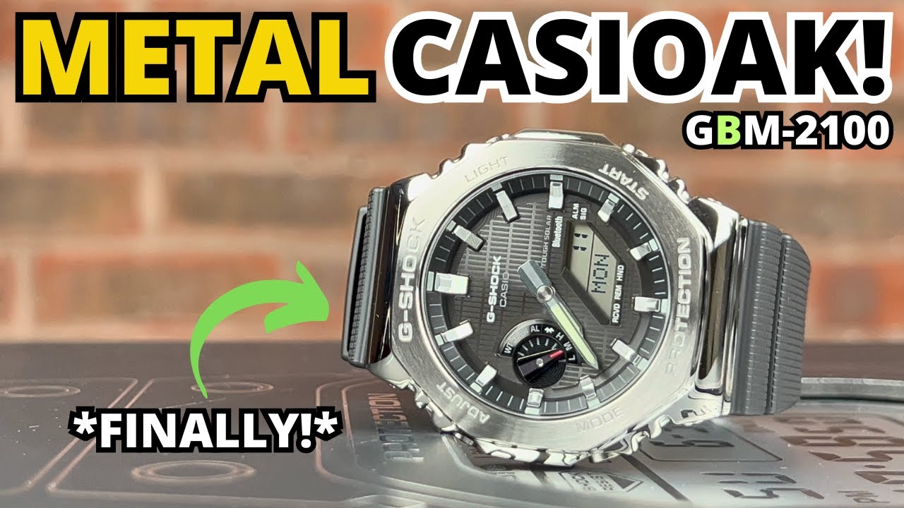 THE NEW METAL CASIOAK IS PERFECT! | G-SHOCK GBM-2100!