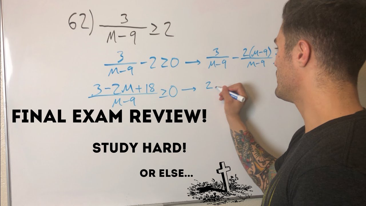 College Algebra Final Exam Review | Part Three