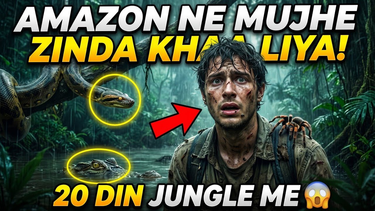 20 Din Jungle Mein Akela – True Survival Story | Amazon Jungle Nightmare