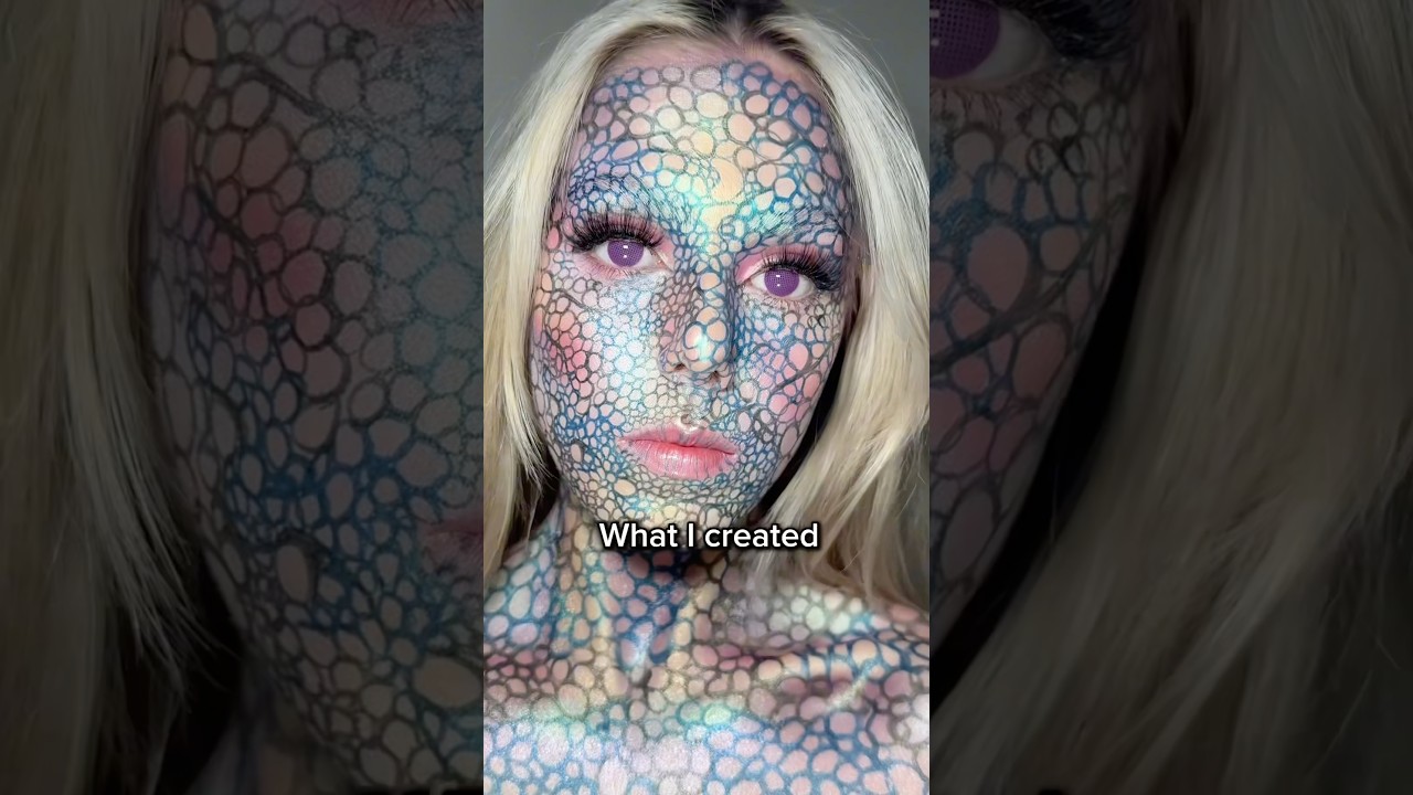 FULL FACE OF NYX COSMETICS HIGHLIGHTERS?🤯✨ #highlighter #creativemakeup #makeup