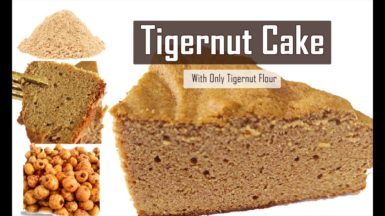 TIGERNUT CAKE using only the tigernut pulp | Gluten-free Cake | no all purpose flour