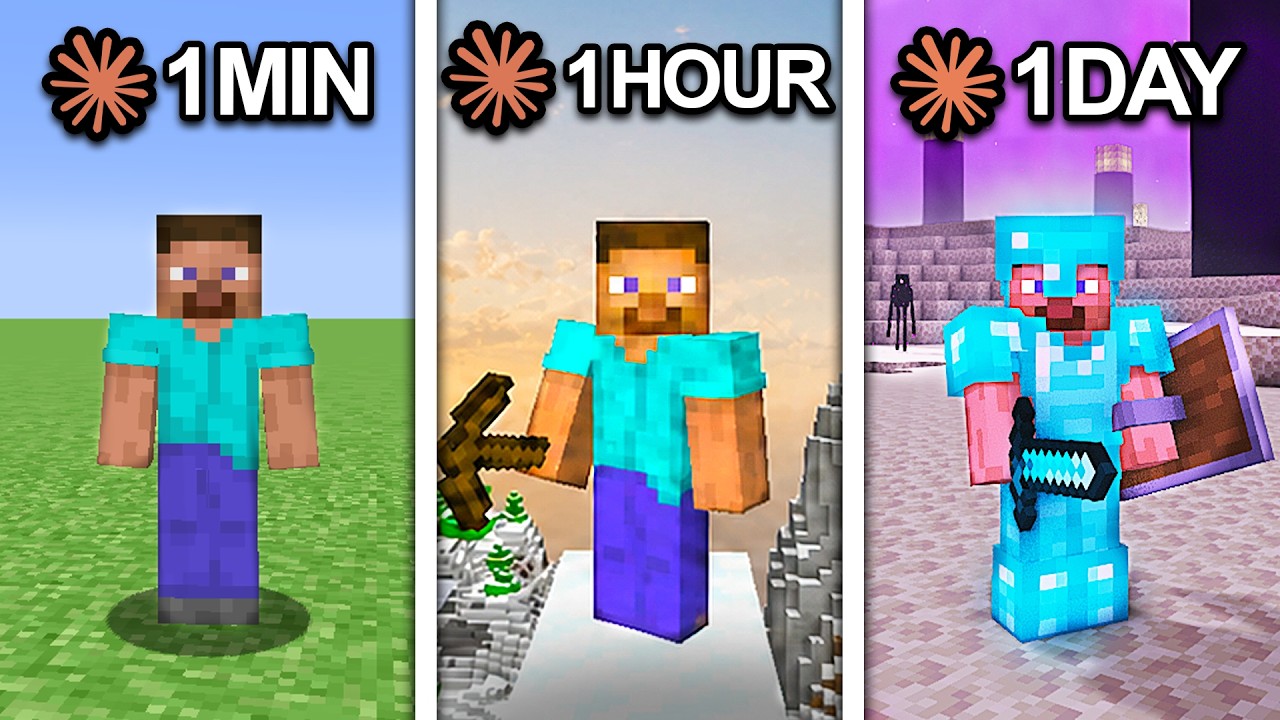 Claude Opus 5 Makes Minecraft In 1 Min vs 1 Hour vs 1 Day