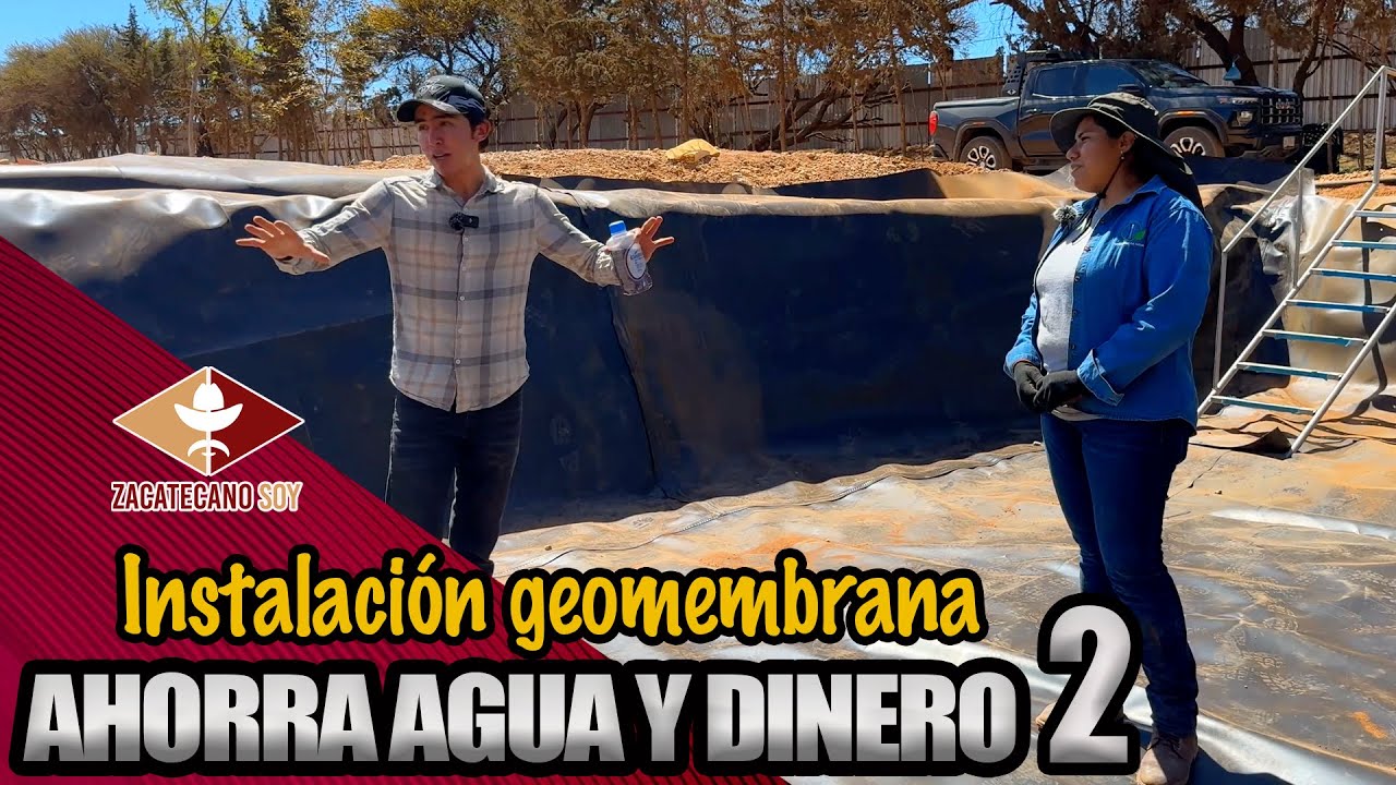 Evita pérdidas de AGUA CON GEOMEMBRANA