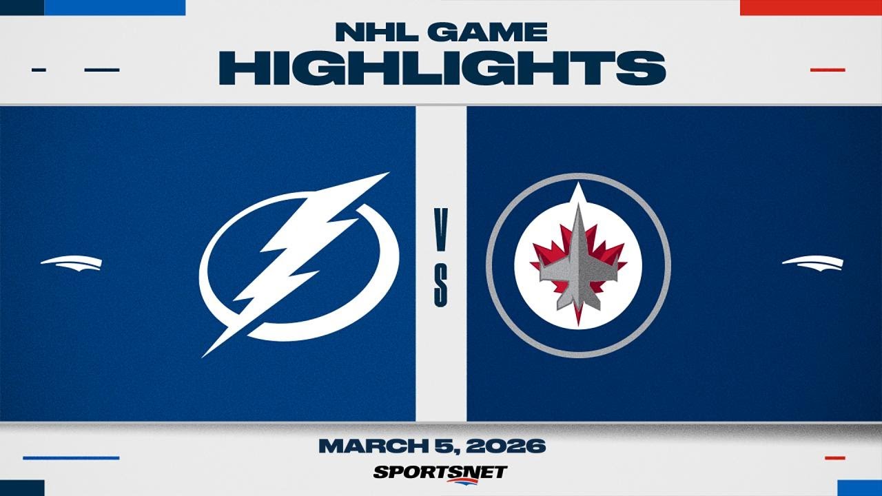 NHL Highlights | Lightning vs. Jets - March 5, 2026