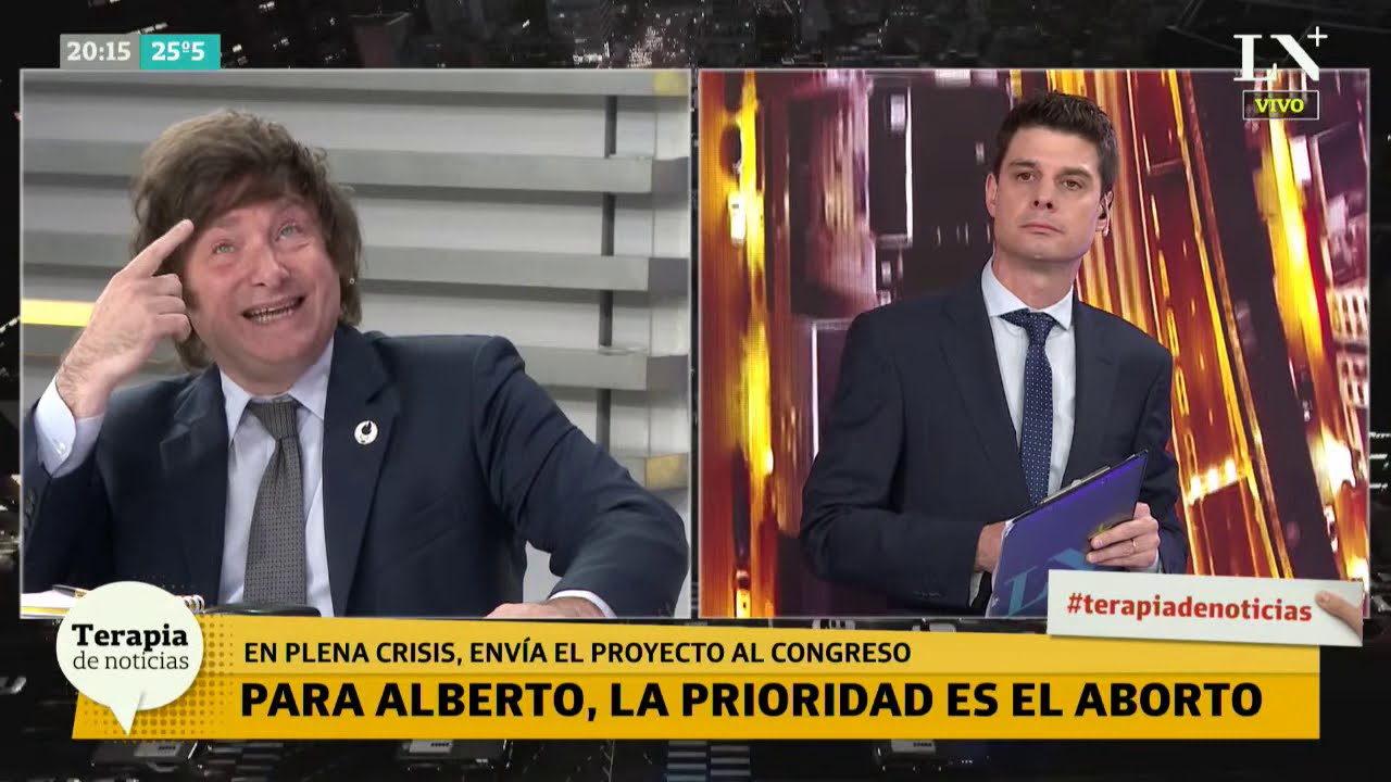 Javier Milei expresó su postura sobre el aborto legal y criticó el anuncio de Alberto Fernández