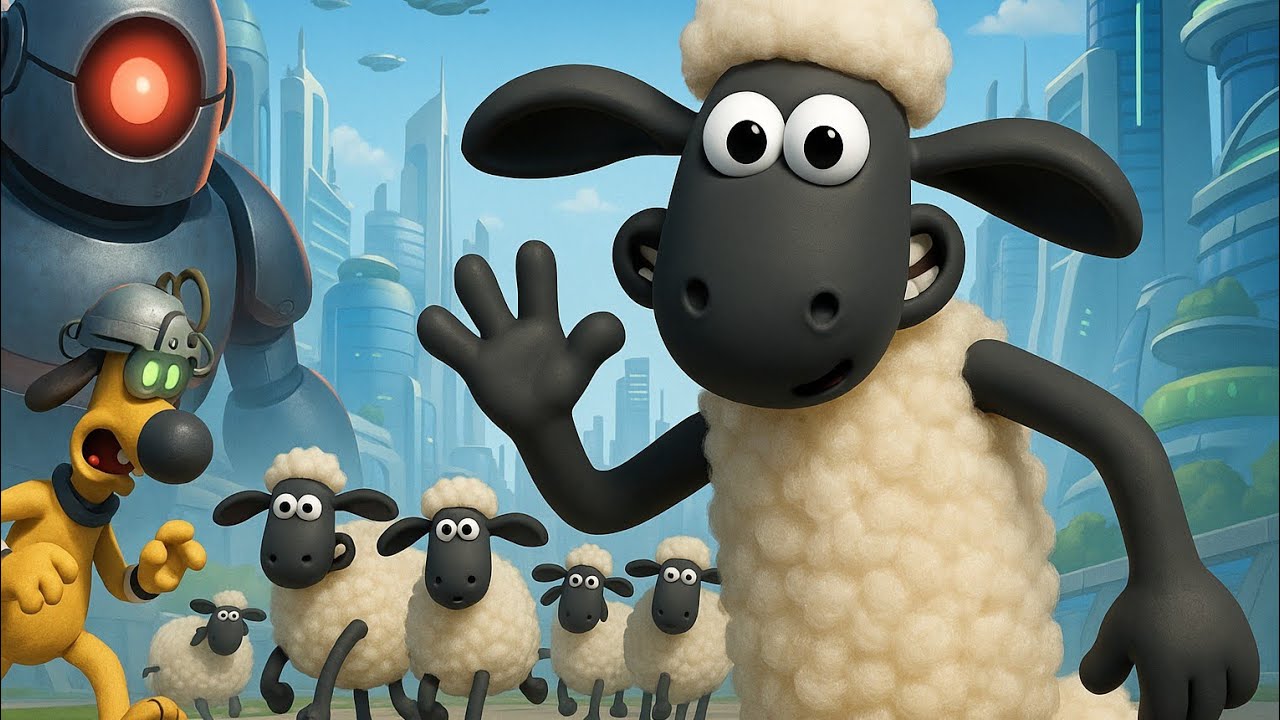 Shaun the Sheep's Futuristic Adventure | A Hilarious Sci-Fi Farm Tale!