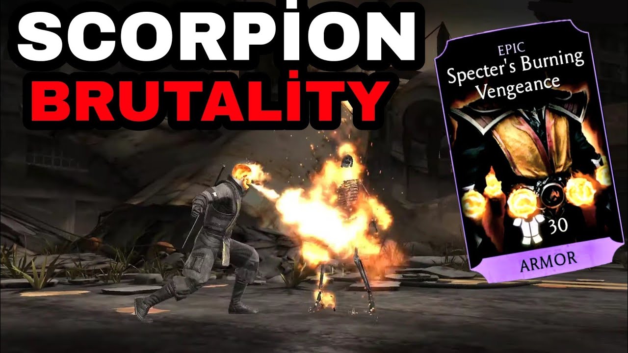 GÖRDÜKLERİMDEN EN İYİSİ🔥☠️| SCORPİON BRUTALİTY | Mk Mobile | Phoentes